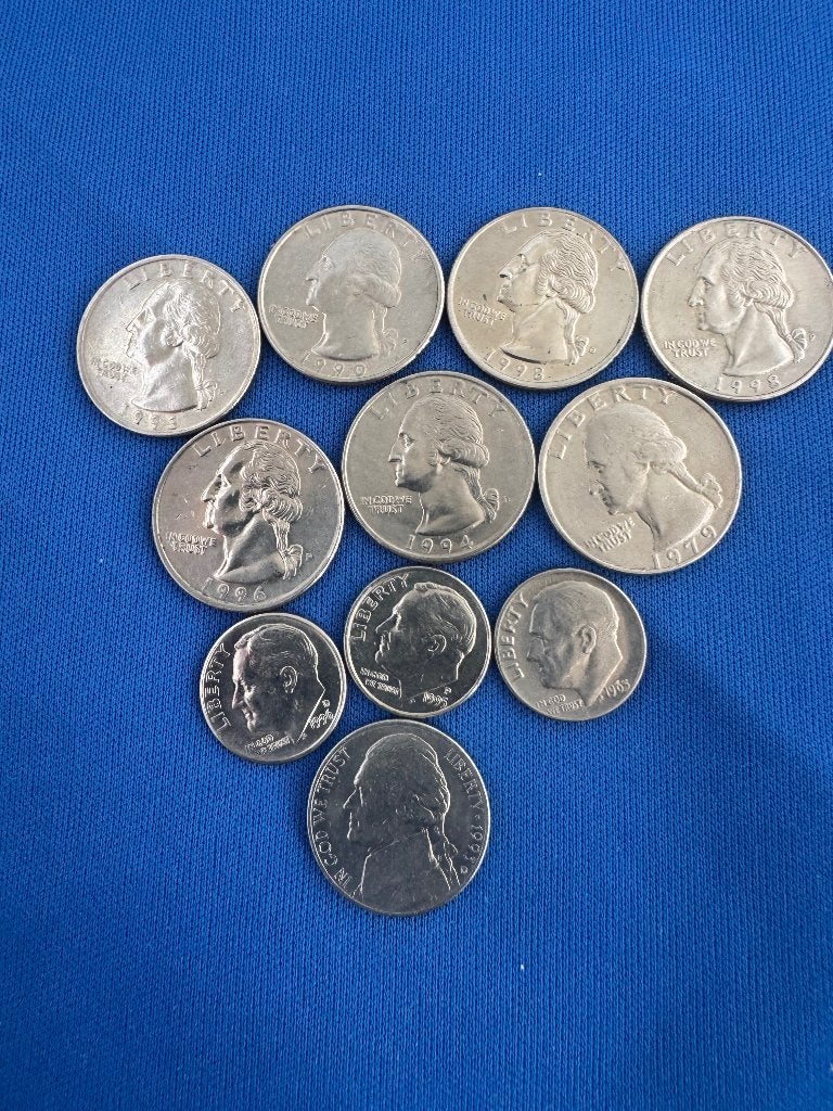 Amerikaanse munten set - Quarters, Dimes, Nickels, Ophalen of Verzenden, Noord-Amerika, Setje