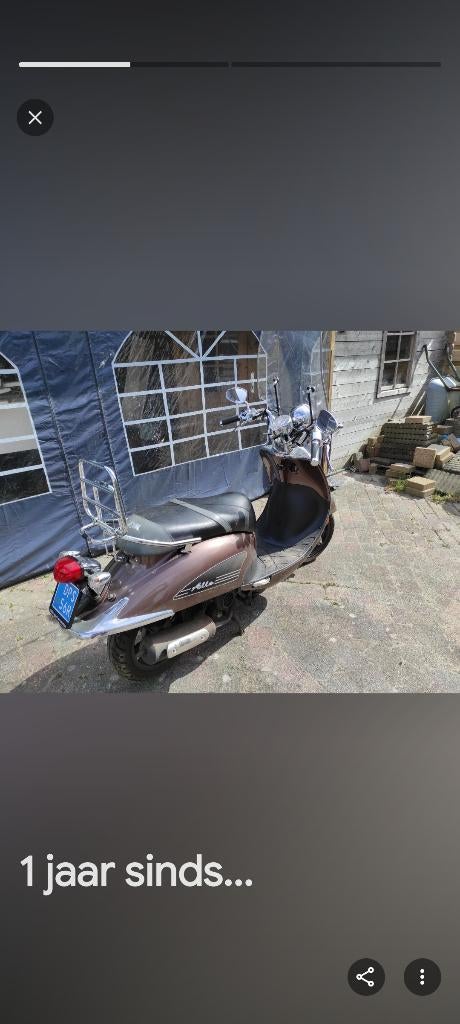 Scooter sym allo, Ophalen, Allo, Zo goed als nieuw, Benzine