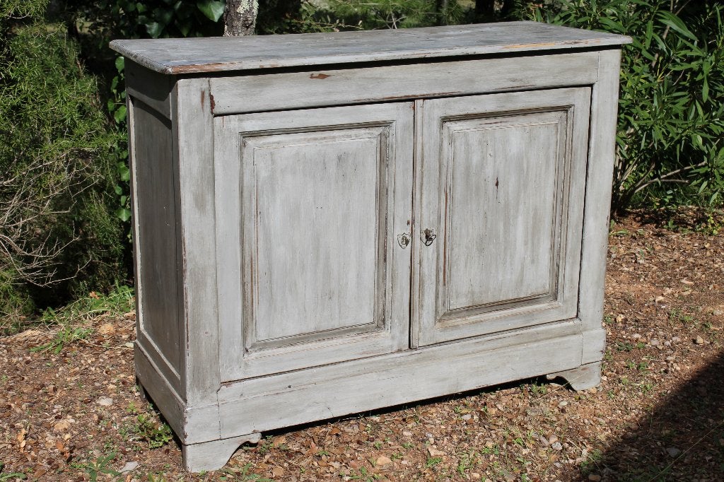 Brocante - Robuuste 2-deurs kast!, Huis en Inrichting, Kasten | Wandmeubels, Ophalen, 100 tot 150 cm, Grenenhout, Minder dan 150 cm
