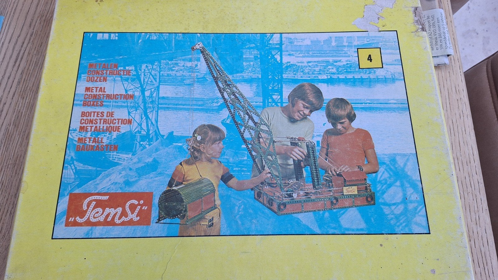 Temsi Metalen Constructiedoos, Ophalen of Verzenden, Gebruikt