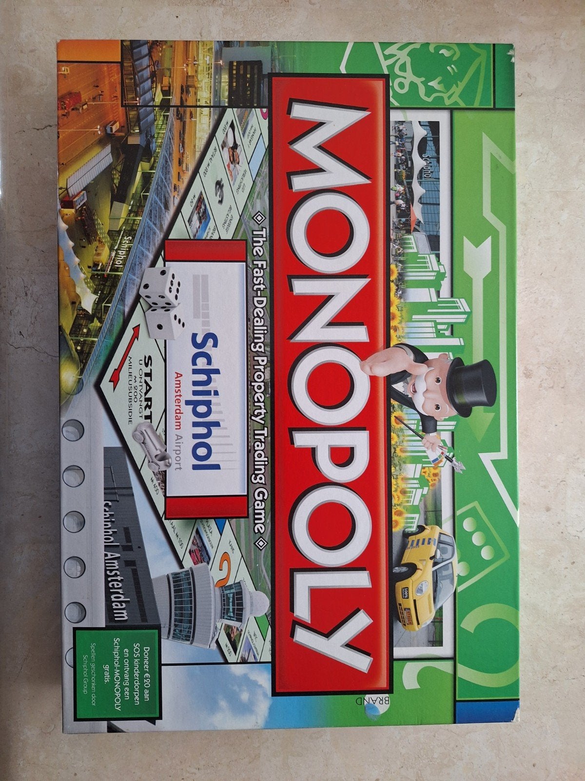 Monopoly Schiphol Editie - Zo goed als nieuw, Hobby en Vrije tijd, Vijf spelers of meer, Ophalen, Zo goed als nieuw, Hasbro