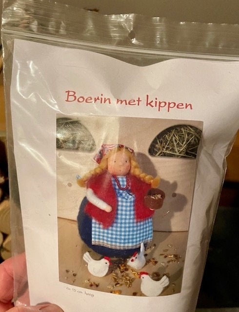 Knutselmateriaal antroposofische pop ap32, Overige thema's, Textiel, Nieuw, Ophalen of Verzenden