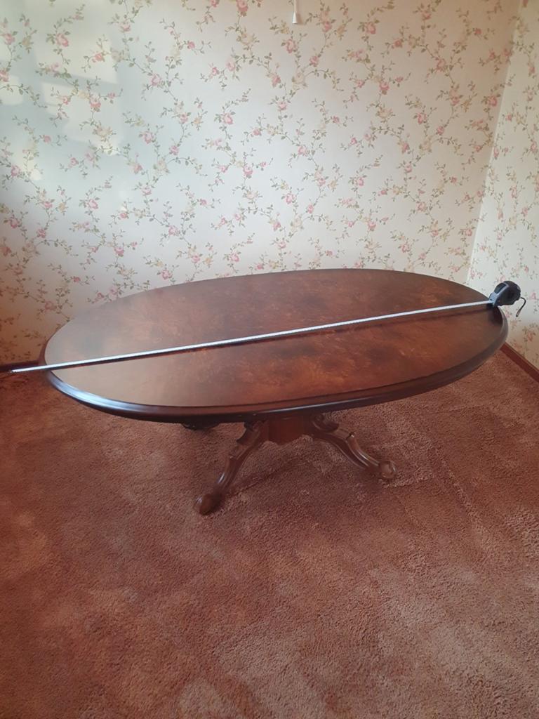 Mooie mahonie salontafel 140 lang breed80 cm., Ophalen, 100 tot 150 cm, 50 tot 100 cm, Zo goed als nieuw