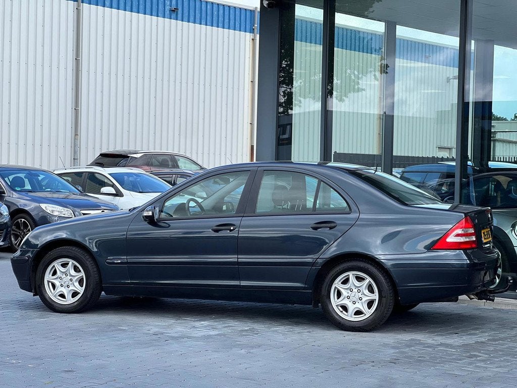 Mercedes-Benz C-klasse 180 KOMPRESSOR CLIMA LMV, Auto's, Gebruikt, Blauw, 1796 cc, Origineel Nederlands