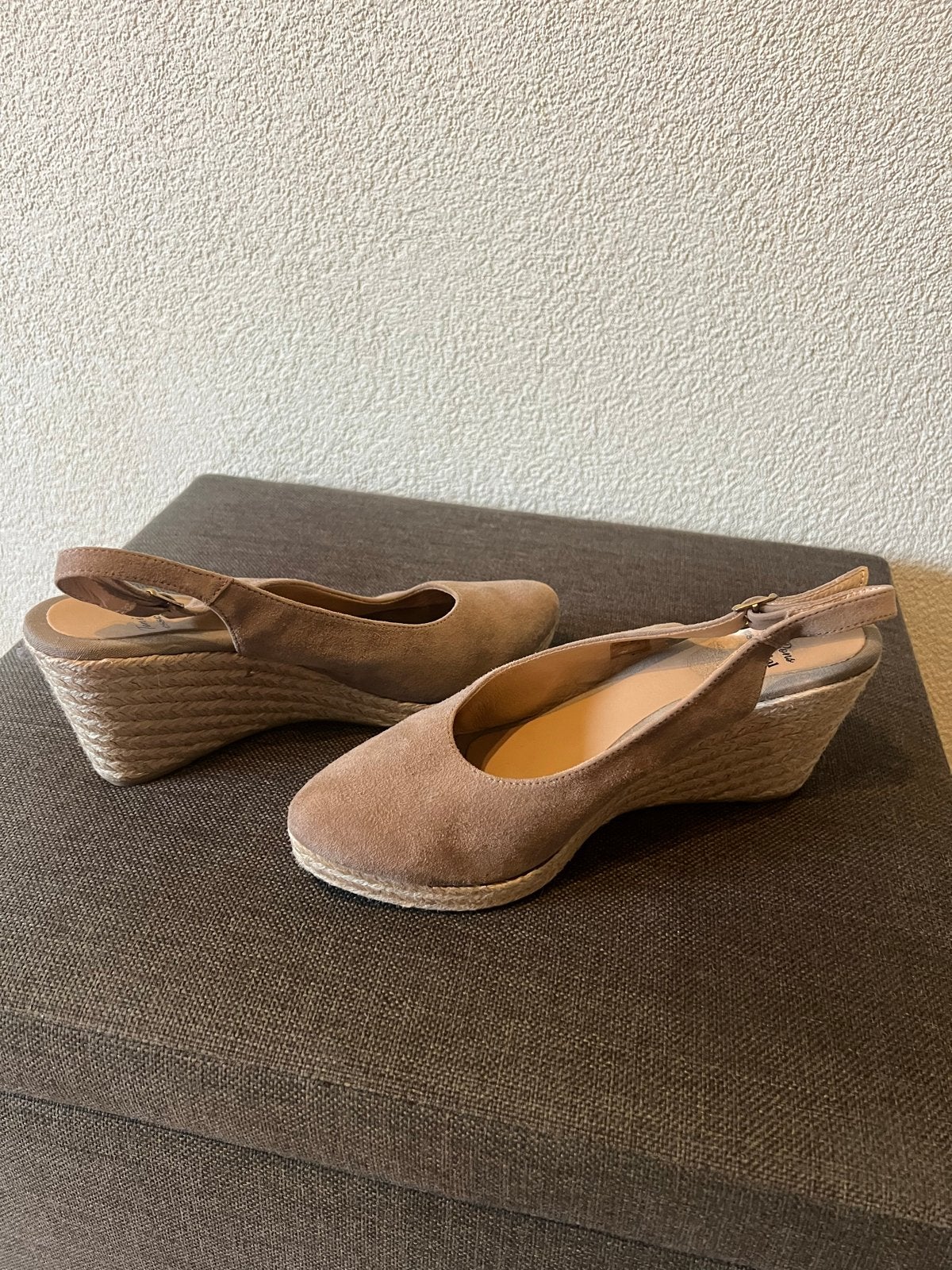 Pons Schoenen Dames Espadrilles Beige/Taupe Maat 40, Ophalen of Verzenden, Zo goed als nieuw, Beige, Espadrilles of Moccasins