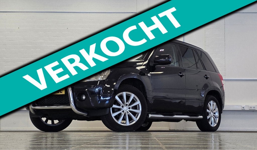 Suzuki Grand Vitara 2.0-16V Shogun 4X4 Trekhaak Airco Cruise, Auto's, Suzuki, 4 cilinders, 1850 kg, Grand Vitara, Zwart