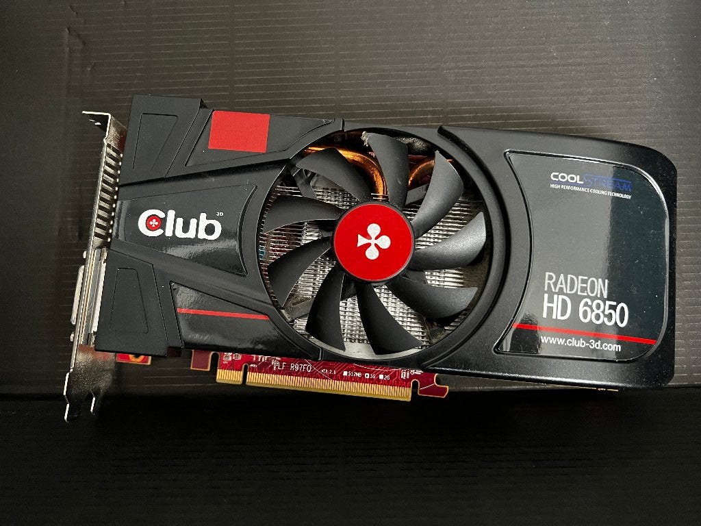 Club3D AMD Radeon HD 6850 videokaart GPU - getest en werkend, Gebruikt, Ophalen of Verzenden, GDDR5, HDMI
