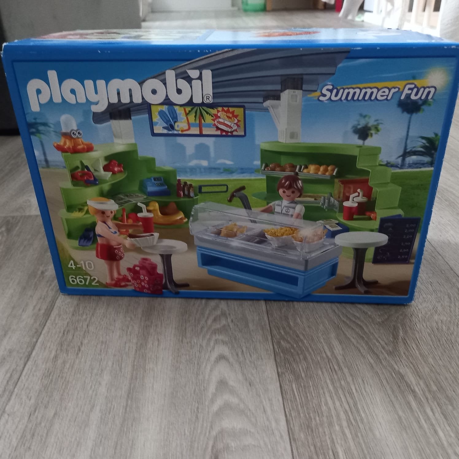 Playmobil Summer Fun Snackbar 6672. COMPLEET, Ophalen of Verzenden, Zo goed als nieuw