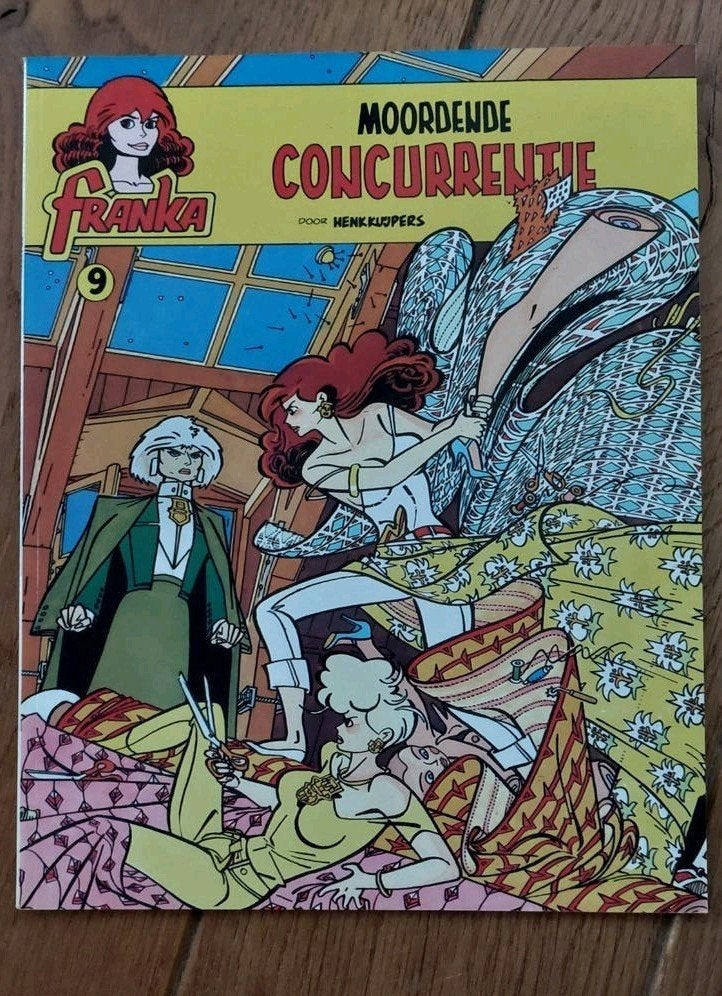 Franka - Moordende Concurrentie (deel 9), Eén stripboek, Ophalen of Verzenden, Zo goed als nieuw, Henk Kuijpers