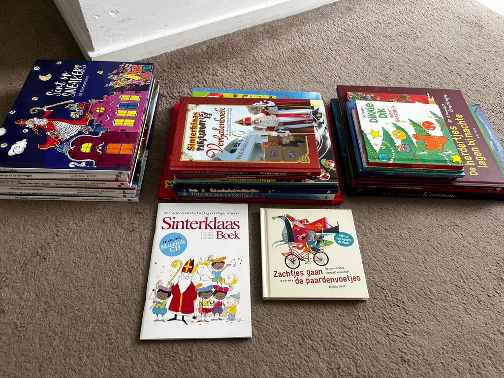 Sinterklaas- en kerstboekjes voor kinderen incl. cd’s, Ophalen, Gelezen, Fictie algemeen