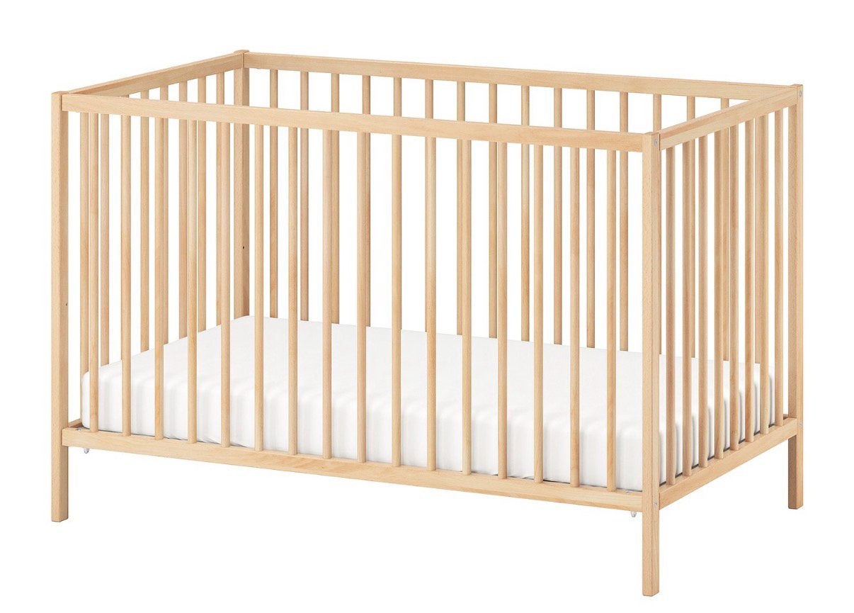 Ikea ledikant en commode, Ophalen, Gebruikt