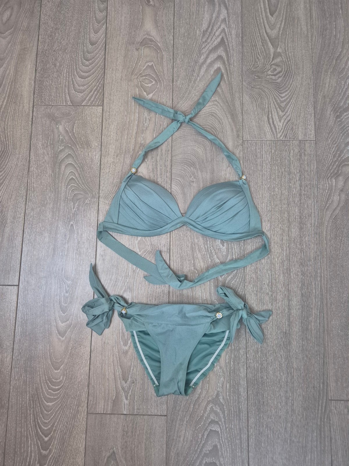 zee groene bikini. M, Verzenden, Gedragen, Groen, Boho