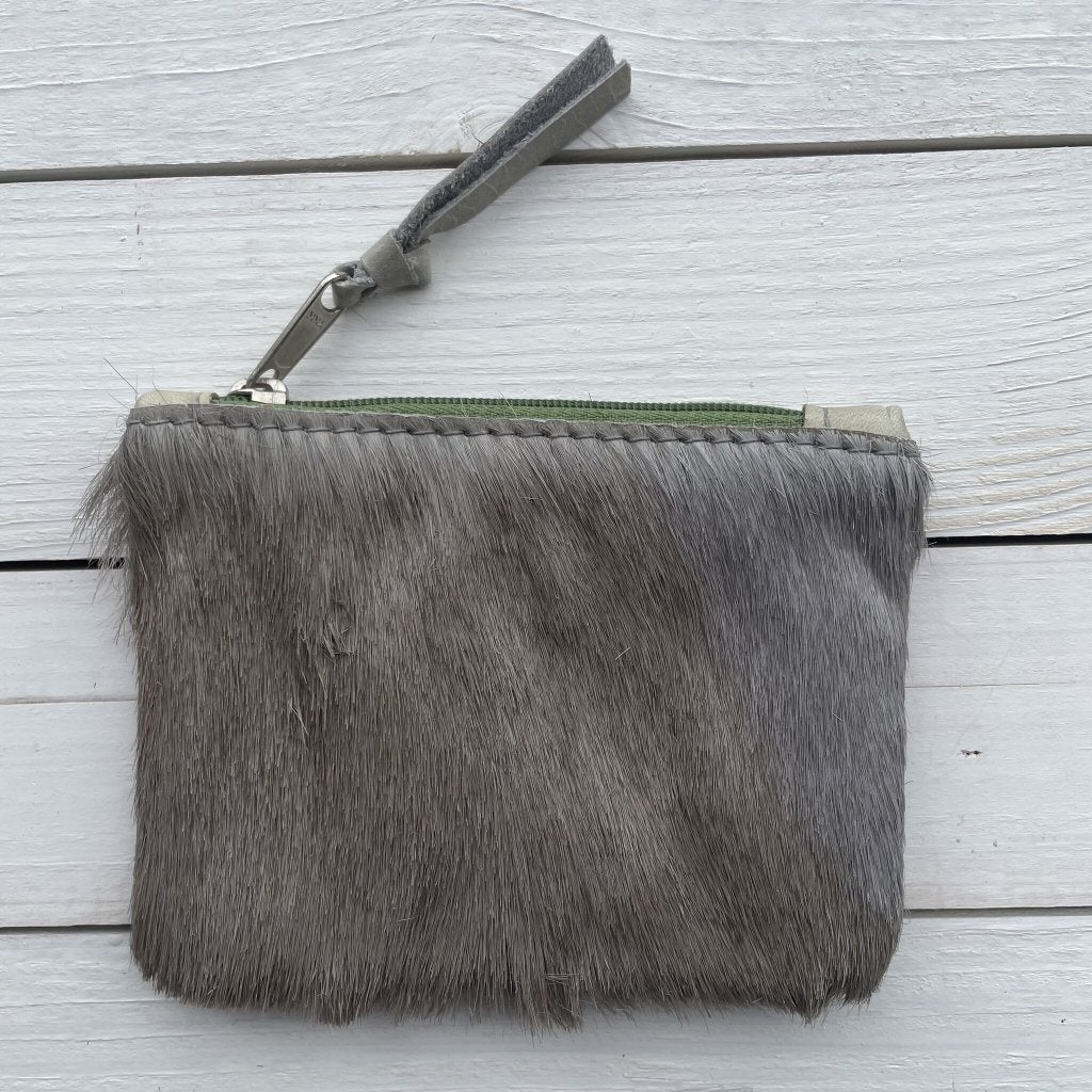 Tas Issy springbok grijs 12x9cm #I-3 | Lederstore, Nieuw, Grijs, Avondtasje, Grotestraat 32, 5836 AG, Sambeek, The Netherlands