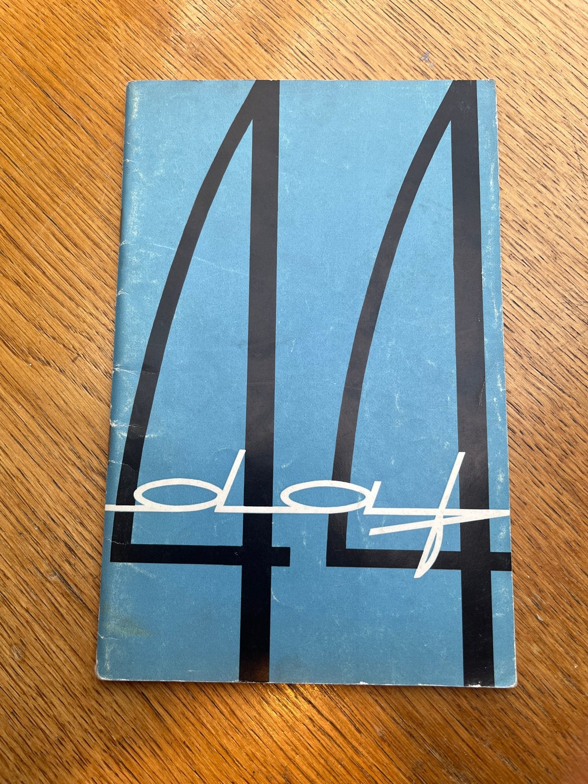 DAF 44 Instructieboekje - Origineel en in goede staat, Ophalen of Verzenden, Gelezen, Overige merken