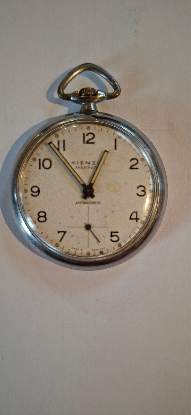 Kienzle zakhorloge, antimagnetisch, vintage, Overige merken, Overige materialen, Zakhorloge, 1930 tot 1960
