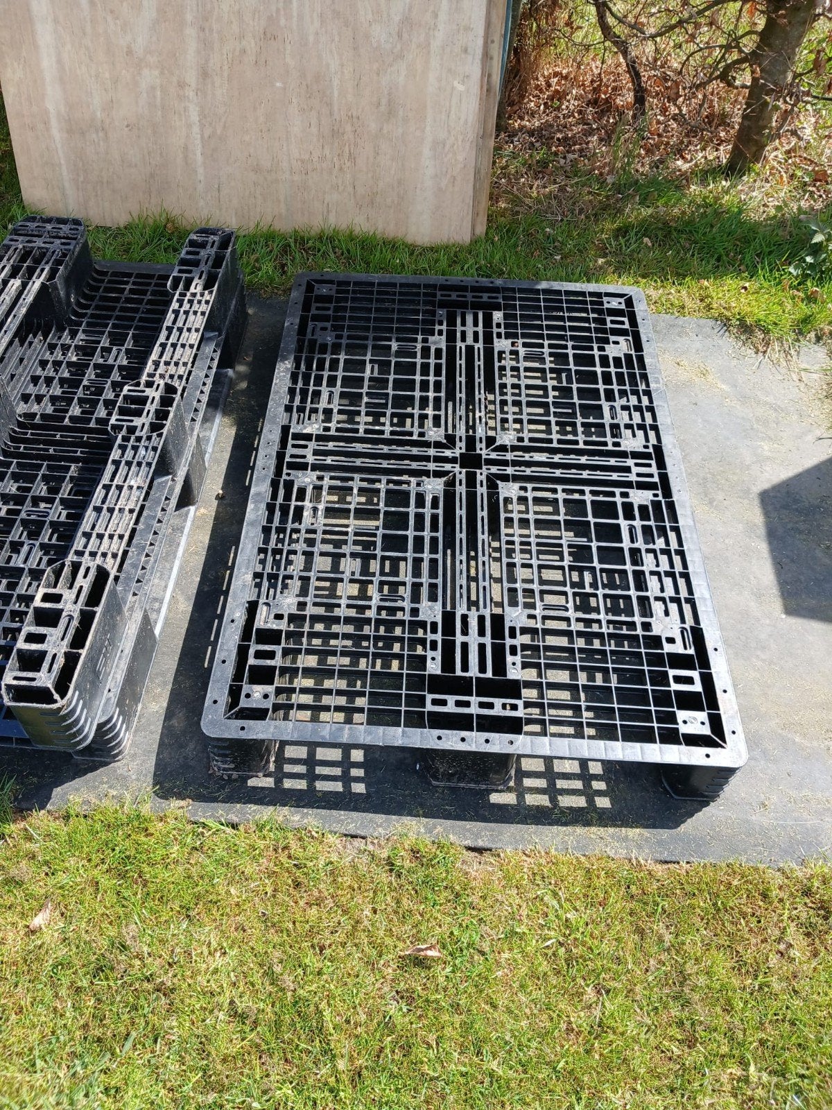 Kunststof pallets voor voortentvloer 20 st, Caravans en Kamperen, Ophalen