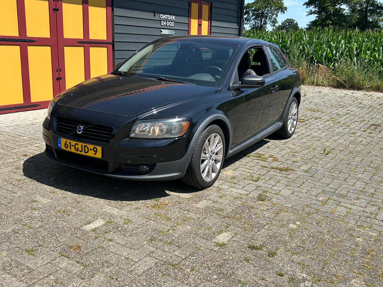 Volvo C30 1.8 2008 Zwart, Auto's, Volvo, Voorwielaandrijving, 1228 kg, 4 cilinders, 4 stoelen