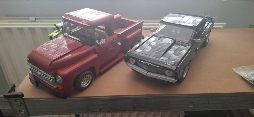 Lego chevrolet camaro en Pick-up truck, Ophalen of Verzenden, Zo goed als nieuw
