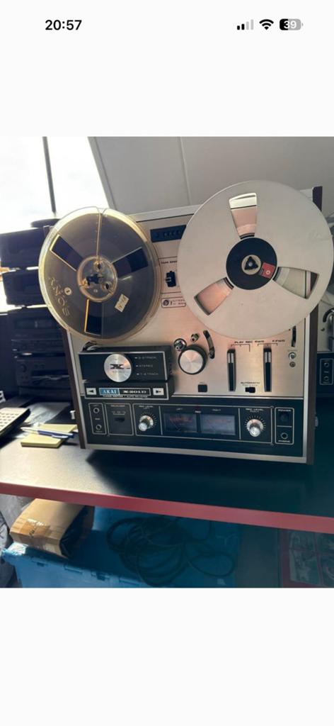 Akai X-201D vintage bandrecorder in goede staat., Audio, Tv en Foto, Bandrecorders, Ophalen, Bandrecorder