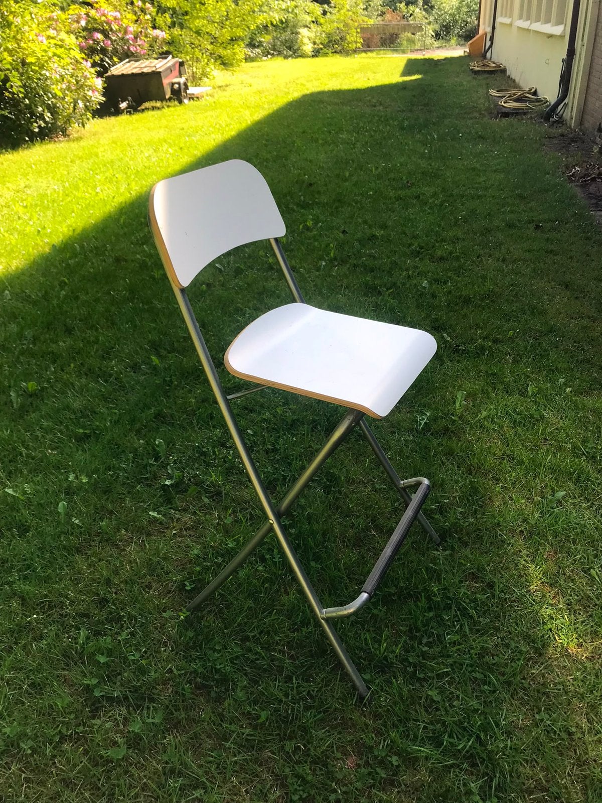 Hoge kruk met rugleuning, Ophalen, Gebruikt, 60 tot 90 cm, 1 kruk