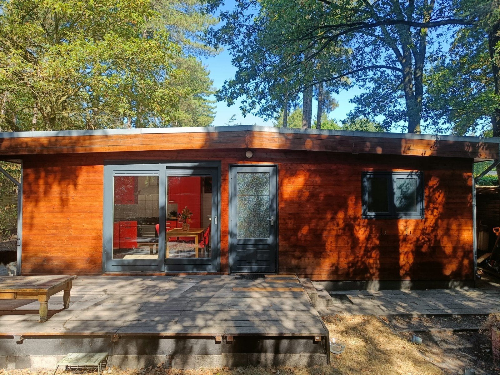 vakantiewoning vakantiehuis chalet, In bos, Limburg, Afwasmachine, Recreatiepark
