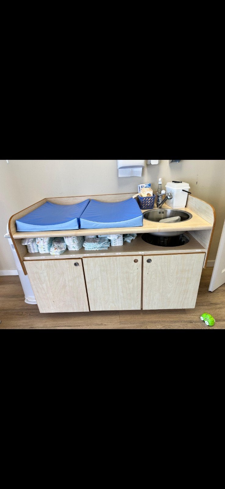 Commode verschoontafel met wastafel, Ophalen, 50 tot 70 cm, 100 cm of meer, 90 tot 105 cm