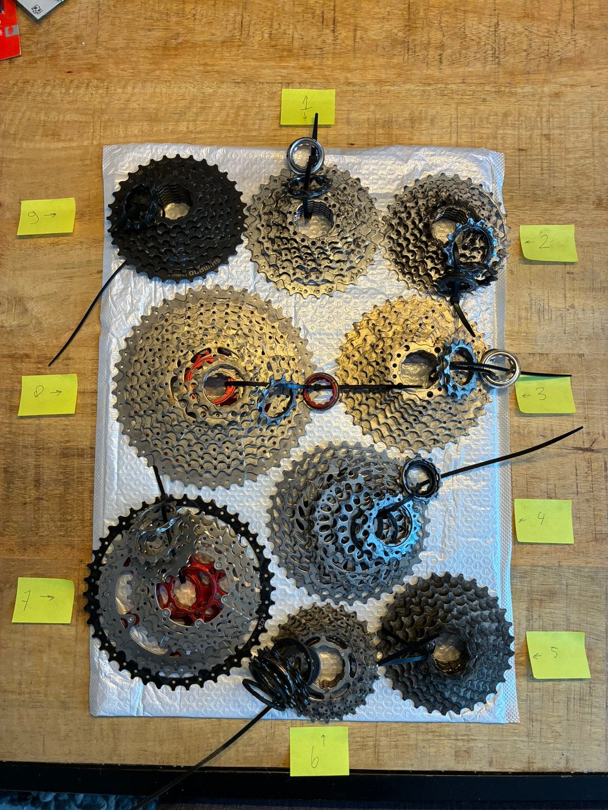 Veel fietsonderdelen race/mtb/stadsfiets in 1 koop, Ophalen, Gebruikt
