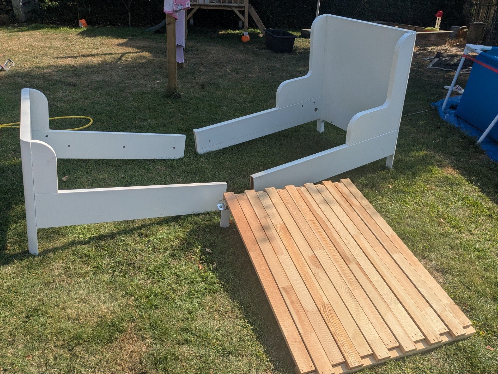 Ikea meegroeibed Busunge, Ophalen, Gebruikt, 180 cm of meer, 70 tot 85 cm