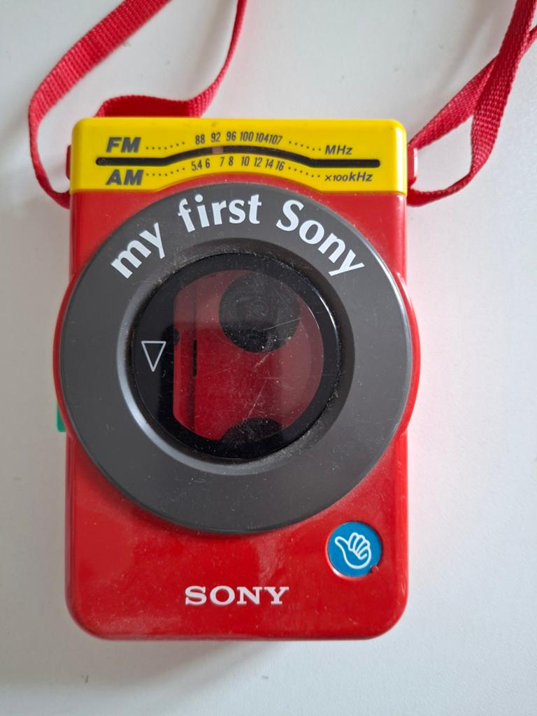 My First Sony WM-F3030 Walkman met handleiding, Audio, Tv en Foto, Walkmans, Discmans en Minidiscspelers, Ophalen of Verzenden