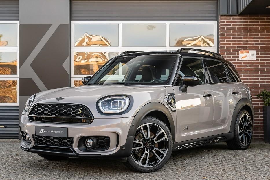 MINI Countryman JCW Cooper SE ALL4 | Panorama | Head-Up | Ca, Auto's, Mini, Bedrijf, Te koop, Countryman, 360° camera, 4x4, Achteruitrijcamera