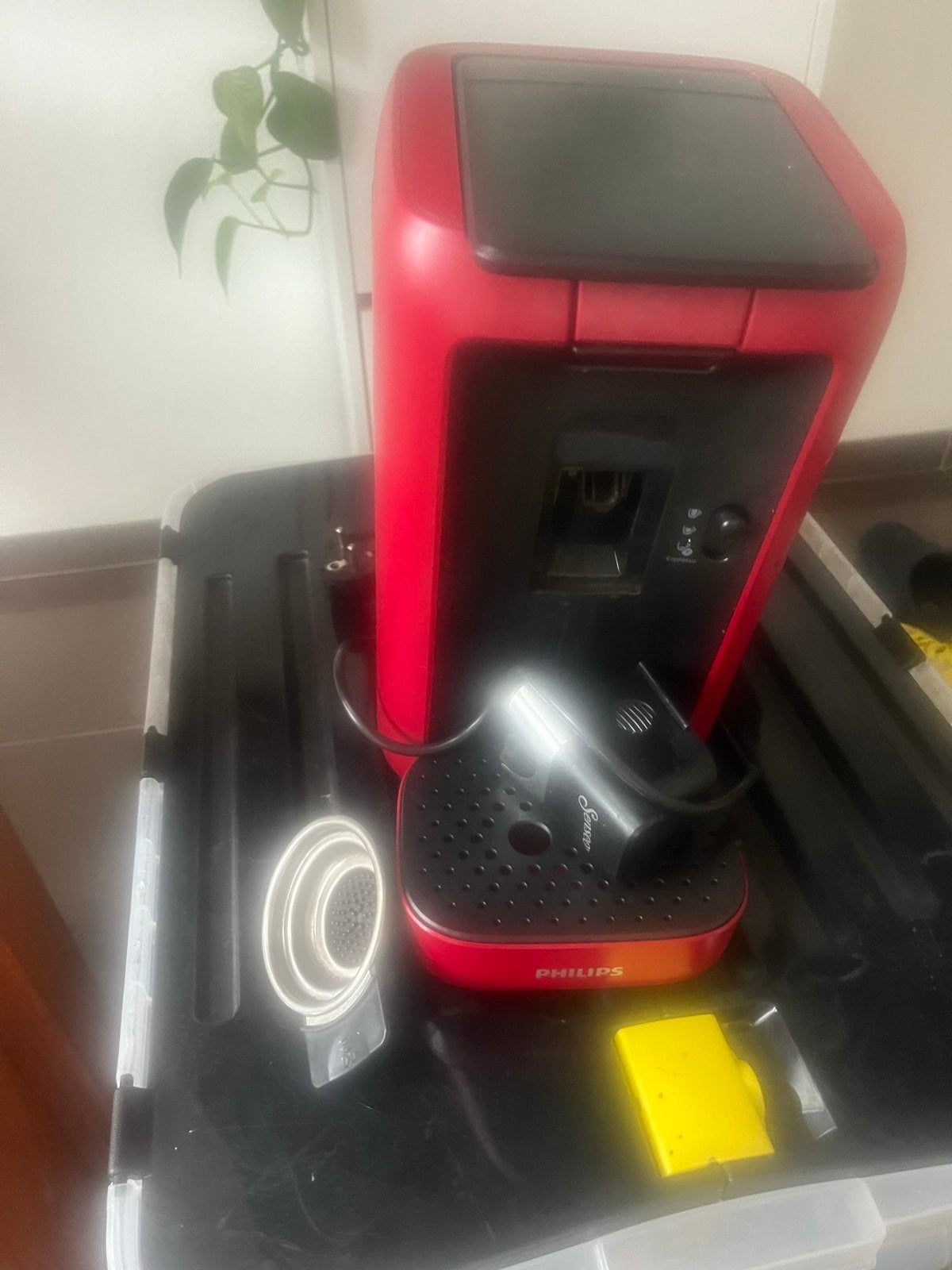 Senseo koffiezetapparaat - werkt met 1 kopje, Ophalen, Koffiepads en cups, Gebruikt, Koffiemachine