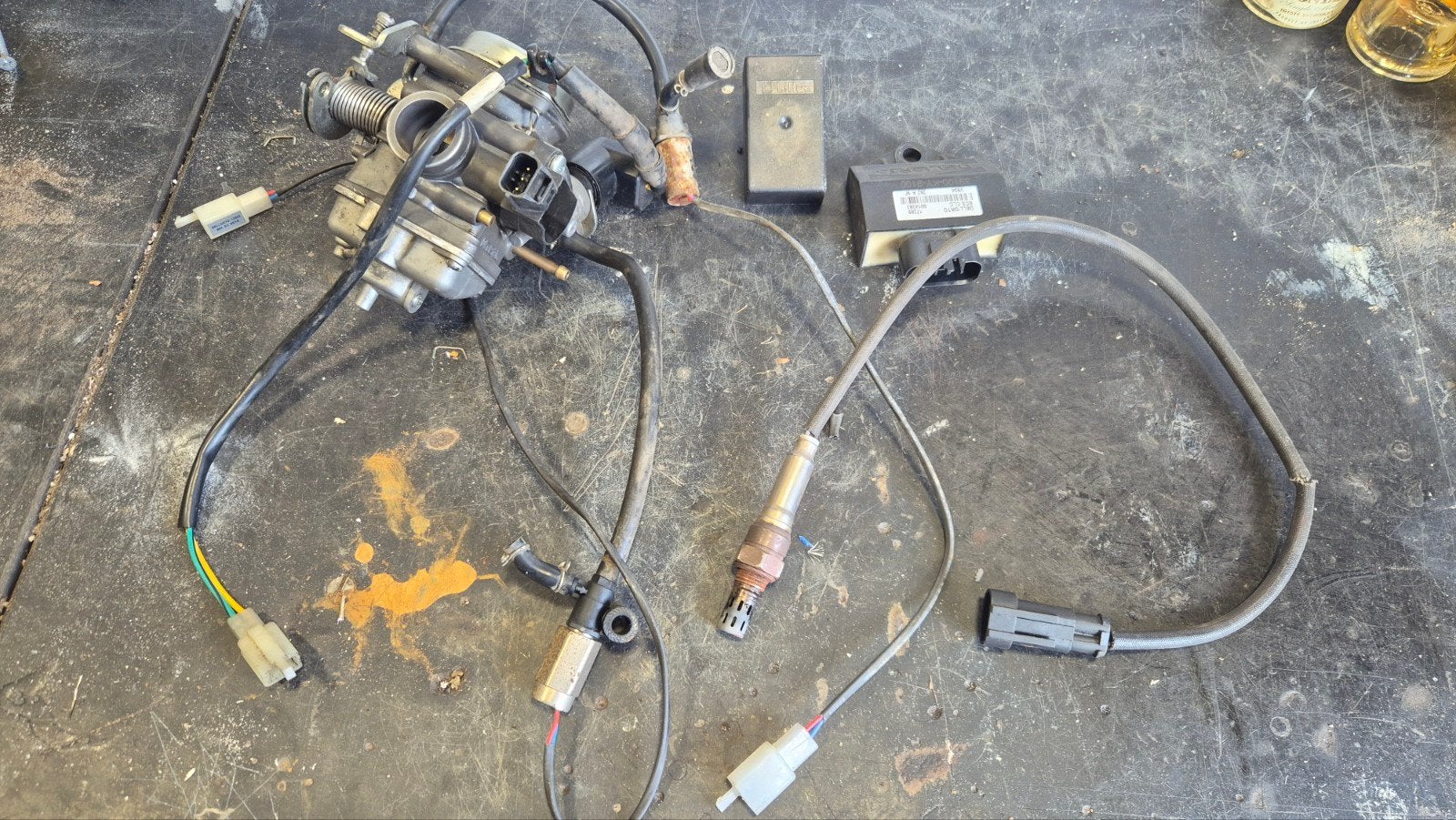 btc riva onderdelen carburateur ecu enz, Ophalen of Verzenden, Gebruikt, Carburateur, Overige merken