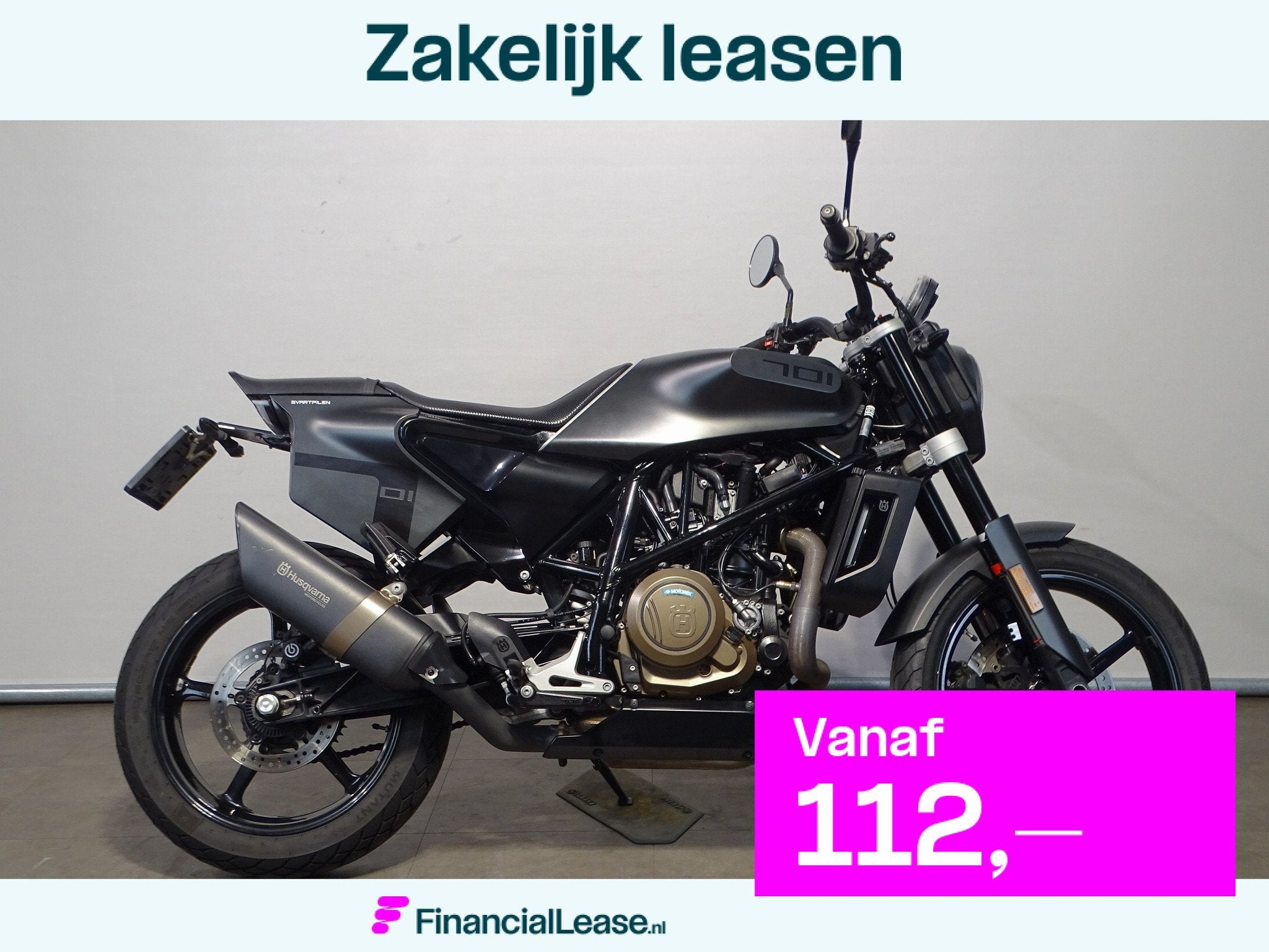 Husqvarna Svartpilen 701, Meer dan 35 kW, Naked bike, Gebruikt, Bedrijf