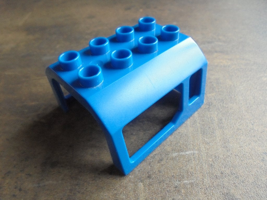 Lego Duplo Train Locomotive Cabin Roof (zie foto's) 3, Ophalen of Verzenden, Gebruikt, Losse stenen, Duplo