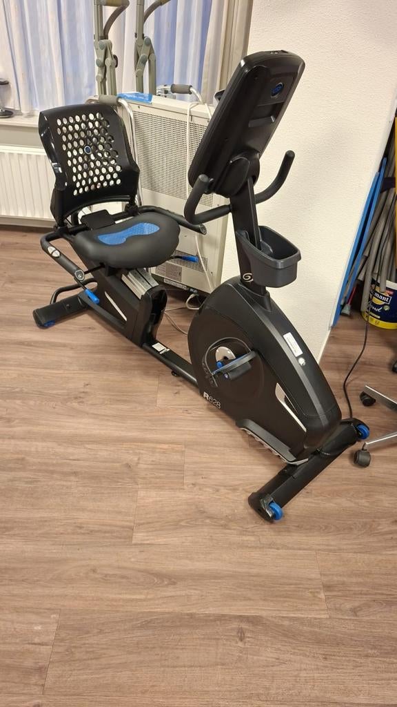 Nautilus R628 Ligfiets/Hometrainer Performance Black, Ophalen, Zo goed als nieuw, Hometrainer