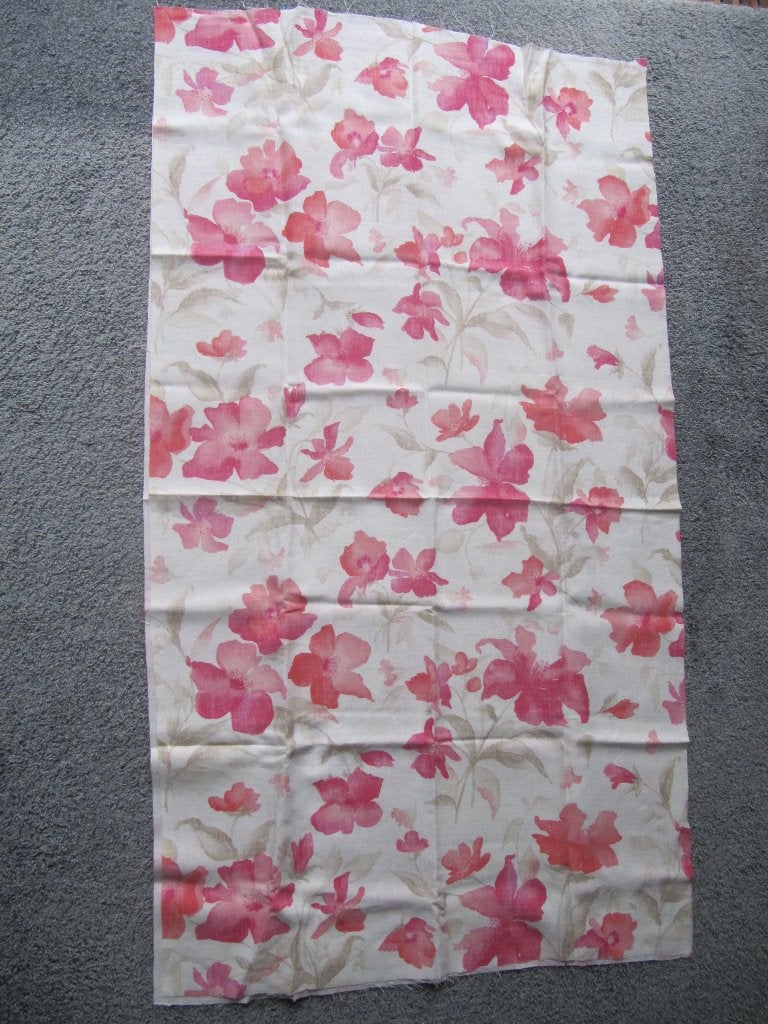 Lap stof linnen NIEUW, 120 cm of meer, Nieuw, Ophalen of Verzenden, Roze