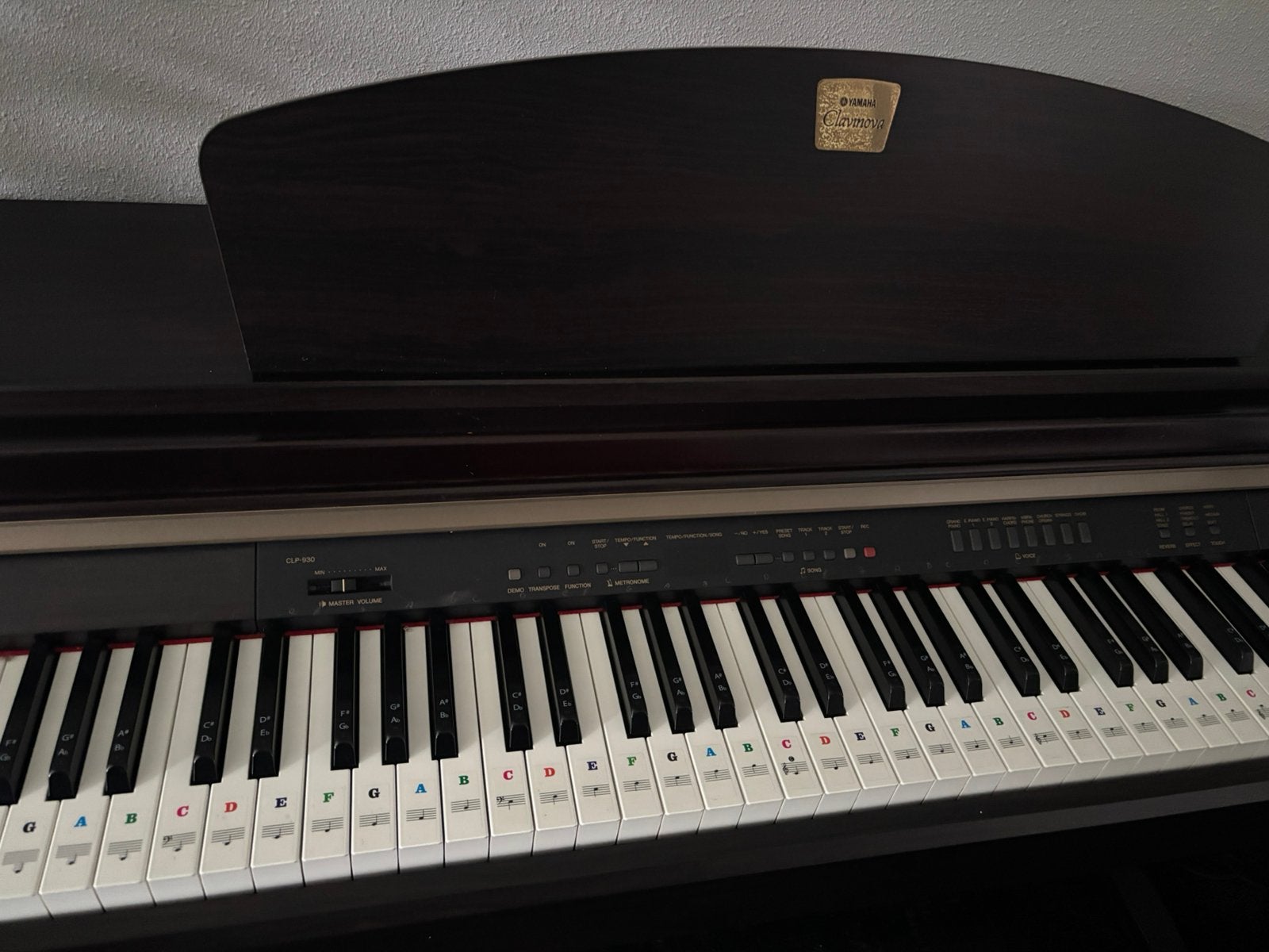 Piano Yamaha Clavinova, Ophalen, Zwart, Digitaal, Zo goed als nieuw