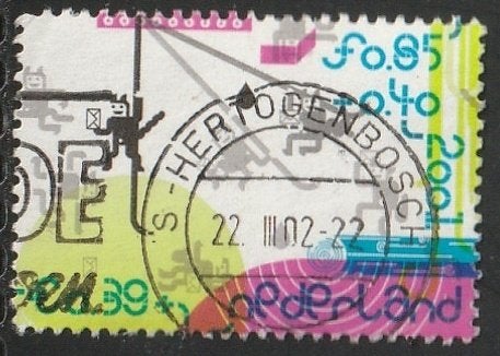 Nederland 2001 2013f Kind Lianen, Gest Den Bosch, Ophalen of Verzenden, Na 1940, Gestempeld