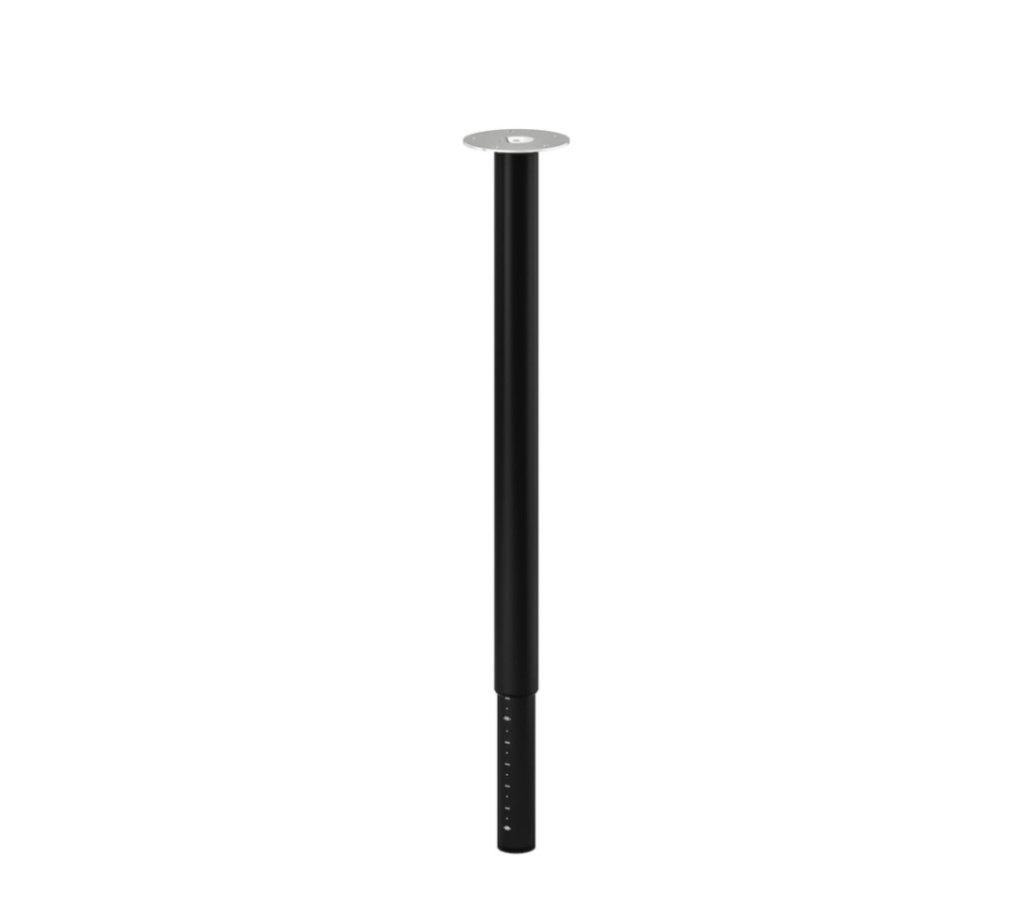 Ikea bureau / tafel poot, 1x poot Olov zwart, Ophalen, Tafelpoot, Minder dan 50 cm, 50 tot 100 cm