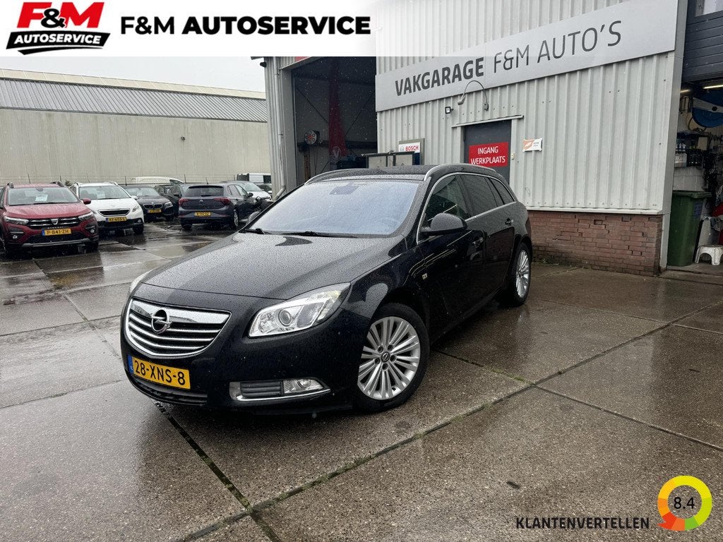 Opel Insignia Sports Tourer 2.0 T Cosmo, Gebruikt, 4 cilinders, Leder en Stof, Zwart