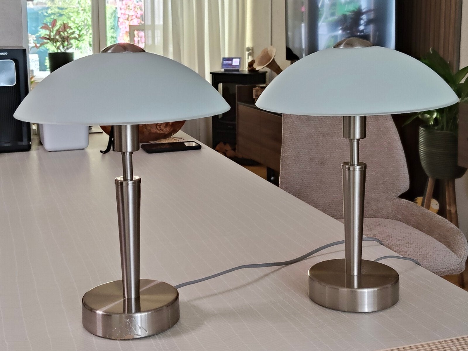 Lampen voor de slaapkamer., Huis en Inrichting, Ophalen, Gebruikt, 39 cm, E14 (klein)