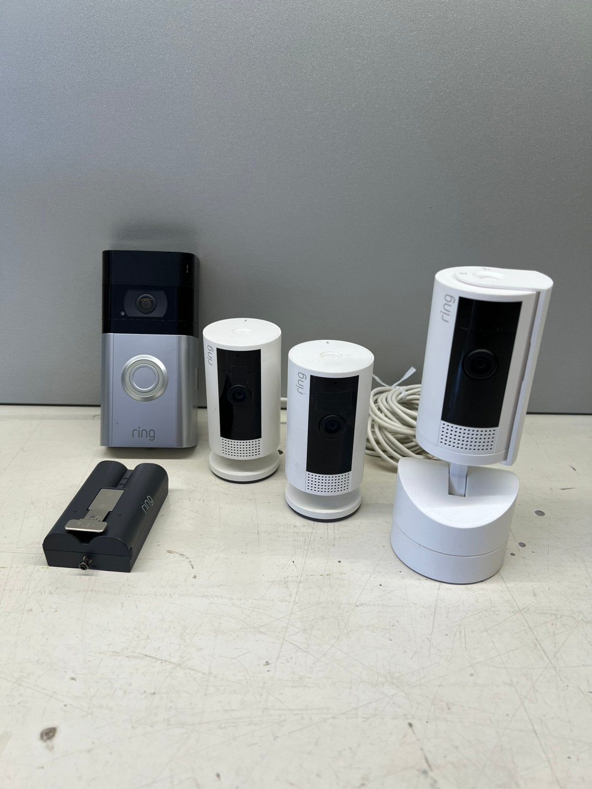 Ring deurbel 3 met 3 cameras, Huis en Inrichting, Ophalen of Verzenden, Terugspreekfunctie, Gebruikt, Draadloos