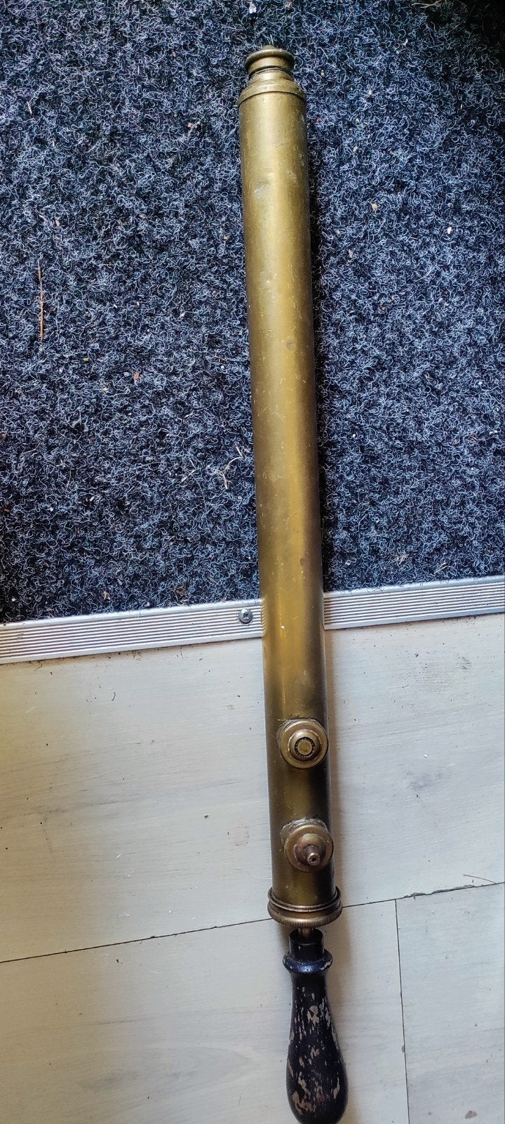 Antieke messing spuitbus/sproeier, Ophalen of Verzenden