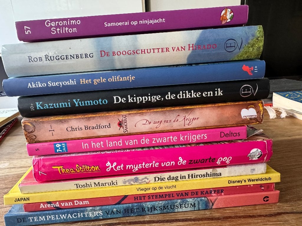Kinderboeken thema Japan, Ophalen of Verzenden, Gelezen, Diverse auteurs, Fictie algemeen