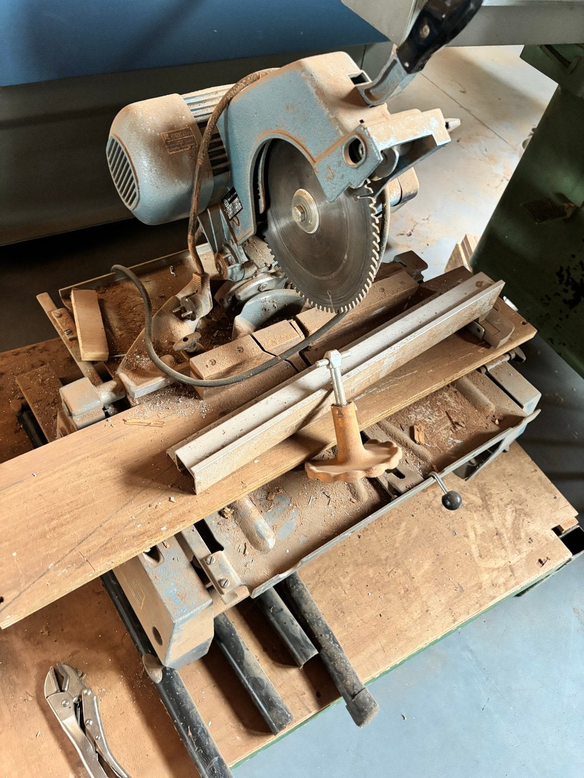 Afkortzaag Cirkelzaag Combi MachineELU TGS 172, Gebruikt, 70 mm of meer, Ophalen of Verzenden, Afkortzaag