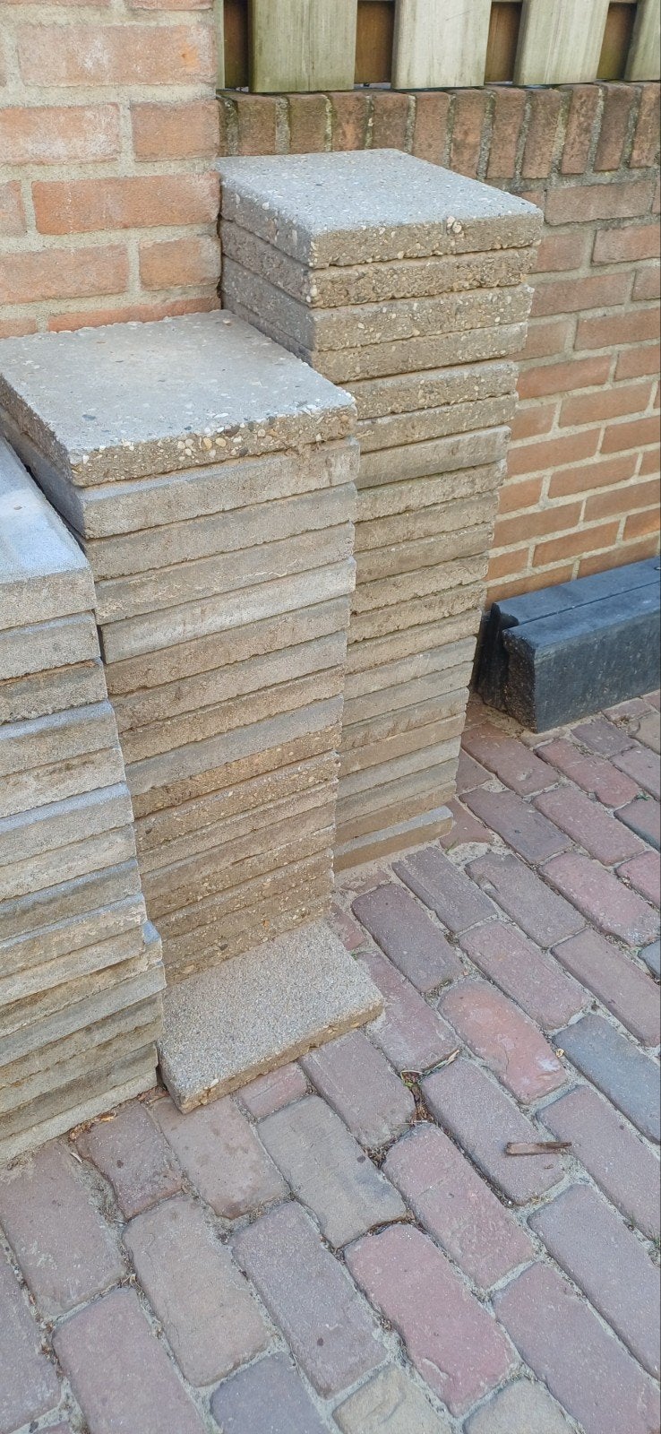 Gratis stoeptegels 30x30., Tuin en Terras, Tegels en Klinkers, Ophalen, Gebruikt, Beton, Overige typen