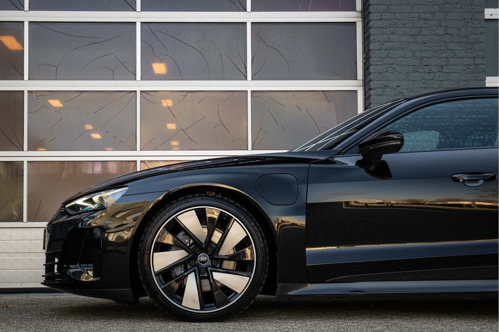 Audi e-tron GT GT edition ZERO 93 kWh Pano, Head-Up, Leder,, Auto's, Audi, Automaat, Gebruikt, Zwart, Zwart