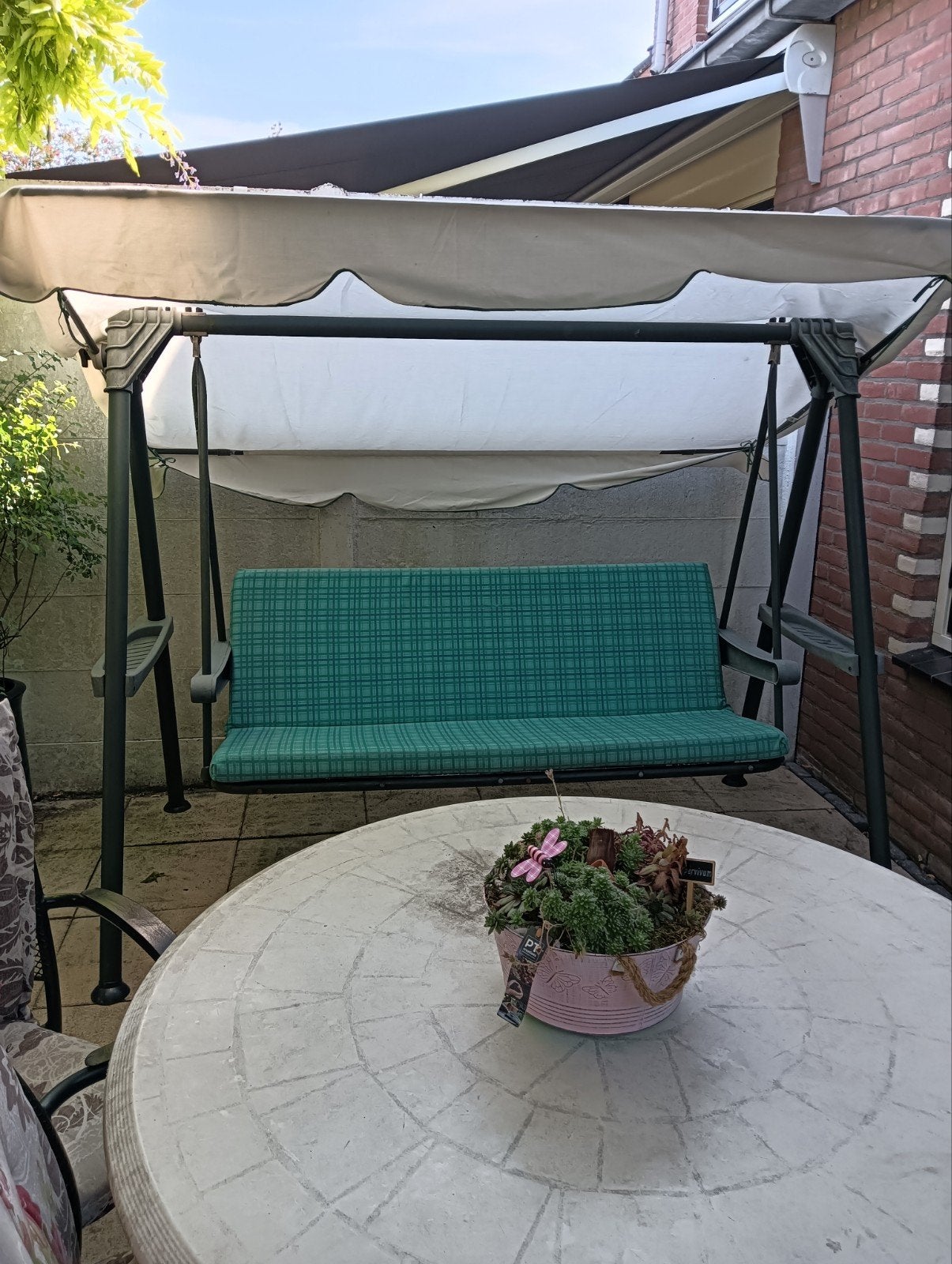 schommelstoel, Tuin en Terras, Partytenten, Ophalen, Gebruikt, Minder dan 5 meter