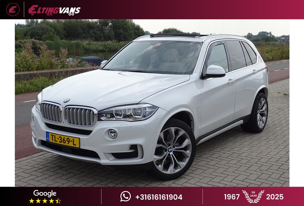 BMW X5 xDrive35i High Executive Panorama (bj 2015), Auto's, BMW, Automaat, Gebruikt, Leder, Bedrijf