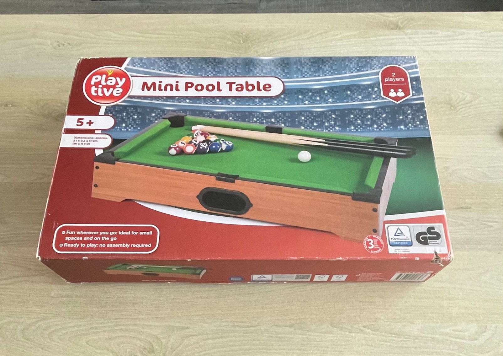 8 pool tafel mini, Ophalen, Zo goed als nieuw